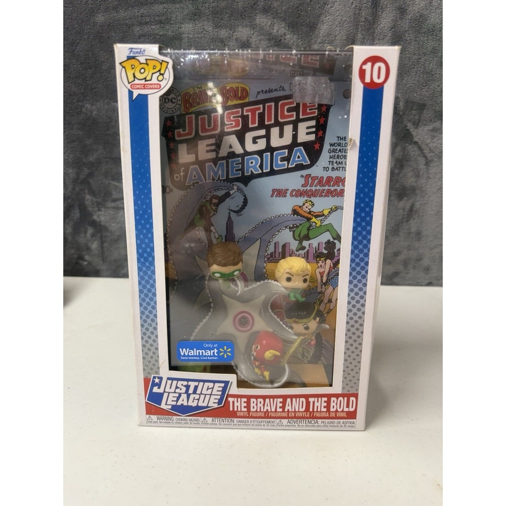 Justice League DC Funko Pop Comic Cover Walmart Exclusive #10 Rare & In Hand